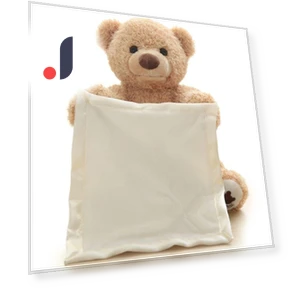 Shy Bear Musical Hide and Seek Toy — Interactive, qijuestate