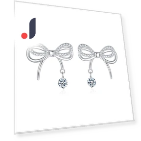 Smart Bow Pendant Necklace with Stud Earrings and Bracelet Set — Jewelry Sets, Supermarket GO
