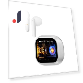 Smart Earbuds with Touchscreen — In-Ear Headphones, Rainbuvvy