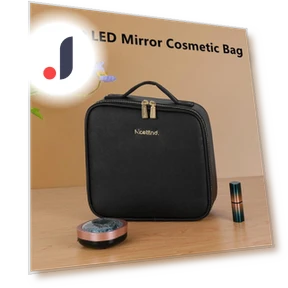 Smart LED Cosmetic Bag with Mirror — Cosmetic Cases, Jing Jing xi
