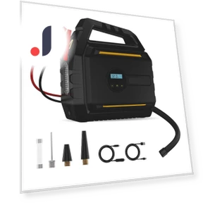 Smart Tyre Inflator with Jump Starter — Jump Starters, Navya Handicraft