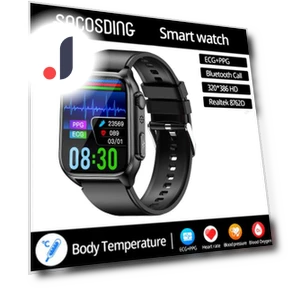 Smart Watch with NFC, ECG, PPG, and Health Monitoring — Smartwatches, SACOSDING