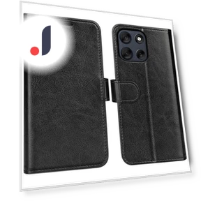 Textured Crazy Horse Stand Leather Phone Case — Flip Cases, Smartwatch 2025