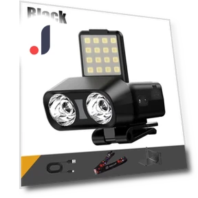 Ultra Bright Clip on Cap Light Rechargeable LED Sensor Headlamp — Flashlights, DC-HOME-3