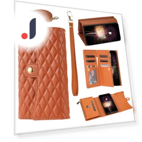 Wallet Case PU Leather Stand Phone Cover with Shoulder Strap — Smartwatch Protectors, Smartwatch 2025
