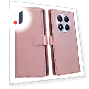Wallet Stand View PU Leather Phone Cover with Wrist Strap — Mobiles, Smartwatch 2025