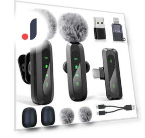 3-in-1 Pin Microphone — Microphones, HAYAO