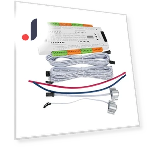 32-Channel LED Motion Sensor Lighting Controller Kit — Garden Illumination, White Dream