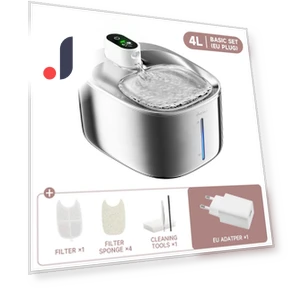 Automatic Sensor Drinking Fountain for Cats and Dogs — Fountains, Pet Supermarket