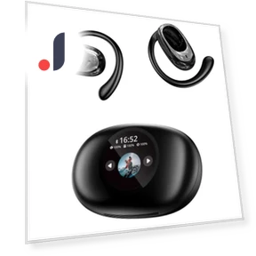 Bluetooth Headphones with Touchscreen — Over-Ear Headphones, Junmaocun