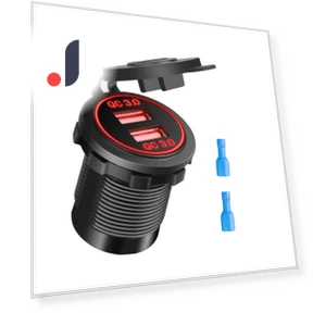 Dual USB Car Charger with Smart Fast Charge — Chargers, Cars Auto Home