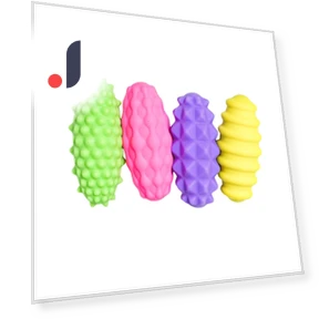 Elliptical Silicone Touch Magnetic Ball — Blocks, Hong Hollyland
