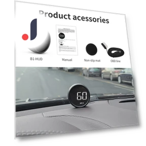 OBD2 EOBD HUD Projection Display — Car Accessories & Gadgets, WYOBD
