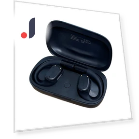 Open-Ear Earphones with AI Noise Cancellation — Over-Ear Headphones, HAYAO