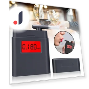Portable LCD Digital Breath Alcohol Tester — Breath Alcohol Testers, Refreshing Home