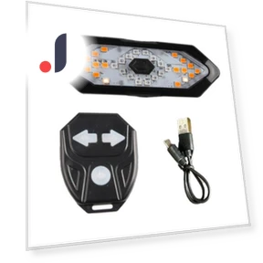 Rechargeable Waterproof Ultra Bright LED Bike Rear Lamp — Bike Headlights, VIARON