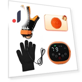 Robotic Rehabilitation Gloves with Heating Function — Arm Exercisers, Le er kang