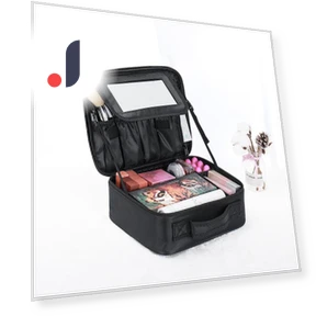 Smart LED Cosmetic Bag with Mirror — Cosmetic Cases, Makeup Kits