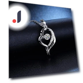 Smart Necklace with Beating Heart Design — Smart Jewelry, Lucky Star Jewelry