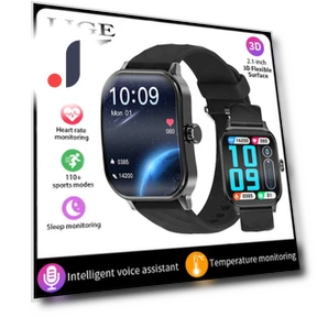 Smart Watch with 2.1” 3D Curved Screen — Smartwatches, LIGE