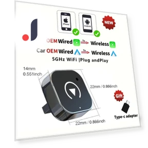 Wireless CarPlay/Android Auto Adapter — Phone Accessories, YJMP Auto Parts
