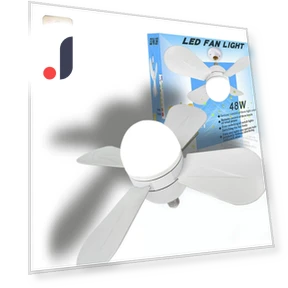 50W Ceiling Fan with E27 LED Light — Ceiling Fans, Homedepot