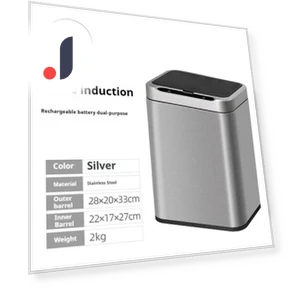 Automatic Sensor Stainless Steel Kitchen Trash Can — Kitchen Cans, Homedepot