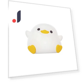 Cartoon LED Night Light with Cute Duck — Night Lights, Refreshing Home