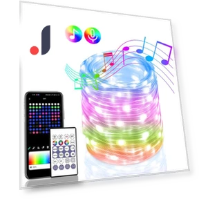 Christmas Tree RGB Smart Bluetooth Lights — String Lights, 1Traveling