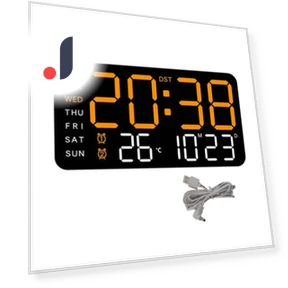 Digital Wall Clock with Large Display — Clocks, Cherish Clock
