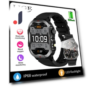 LED Flashlight Smart Watch — Wearable Accessories, LIGE