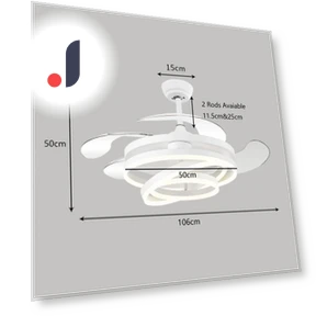 Modern Ceiling Fan with Lighting — Ceiling Fan Lighting Solutions, Vinde Home