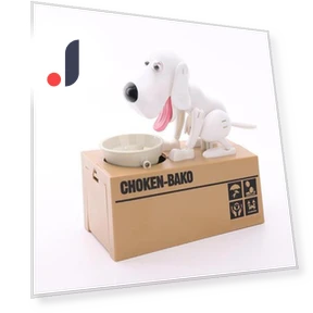 Robotic Coin Chewing Piggy Bank — Savings & Piggy Banks, Home Textile Home Decoration