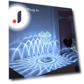 Rose Diamond RGB Table Lamp — Desk & Table Lighting, Super Star Mall