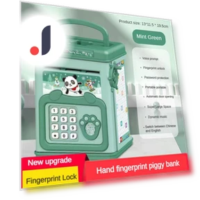 Smart Piggy Bank with Fingerprint — Savings & Piggy Banks, Simple and warm