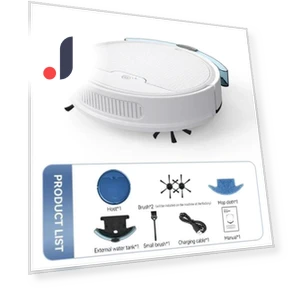 Smart Sweeping Robot 3 in 1 — Smart Cleaning Robots, Modern Home Furnishing