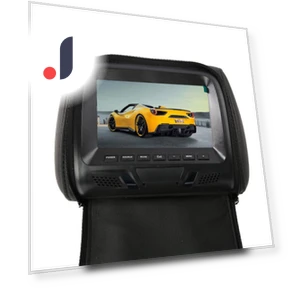 Universal 7-inch Touch Screen Headrest Monitor — In-Car Entertainment Systems, Auto Launcher