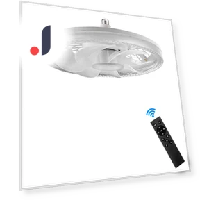 45W LED Ceiling Fan with E27 Socket and Smart Remote Control — Ceiling Fans, Homeware Essentials