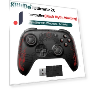 Black Myth Wukong Ultimate 2C Wireless or Wired Game Controller — Game Controllers, 8BitDo