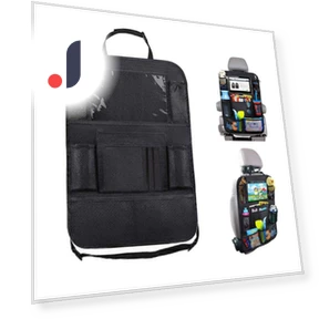 Car Back Seat Organizer with Touch Screen — Seat Back, A Auto Parts Mall