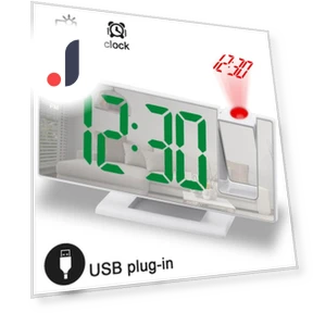 Digital LED Projection Alarm Clock — Alarms & Clocks, KITCHEN-MALL