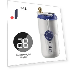 Digital LED Temperature Display Smart Thermos Bottle — Beverage Warmers, Household supplies MH