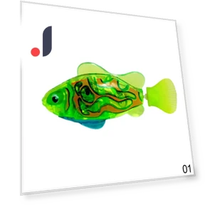 Interactive LED Swimming Robotic Fish Toy — Cat Playthings, Super Dream Home