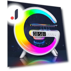 Smart Bluetooth Sound Machine with LED Lamp and Wireless Charger — Sleep Soothers, Living Mall