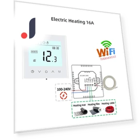 Smart WiFi Thermostat for Electric Heating — Home Climate Control, Minco Thermostatic