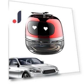 Solar Car Aromatherapy Robot — Car Air Fresheners, A Auto Parts Mall
