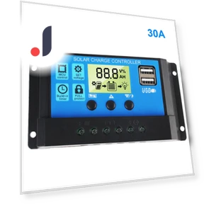 Solar Charge Controller with Dual USB MPPT — Chargers, AINYSZIN Automotive Parts
