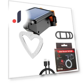 Solar-Powered Bike Rear Light — Bike Headlights, GYROBALL