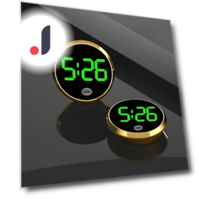 Touch-Type LED Car Clock — Clock, World Auto Parts