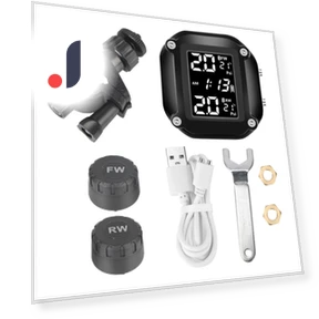 TPMS Security Alarm System With 2 External Sensors — TPMS Sensor Replacements, AINYSZIN Automotive Parts